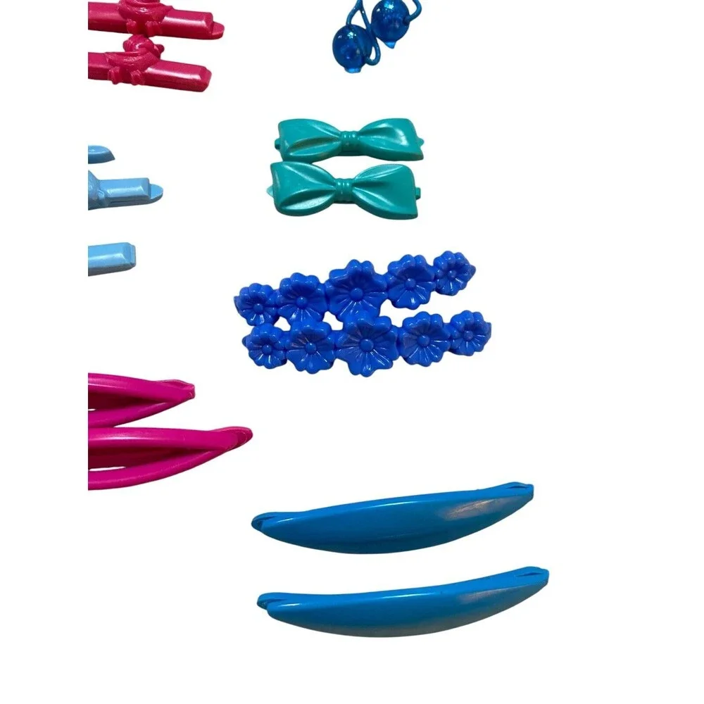 Plastic Barrettes And Pony Tail Holders